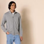 Amazon Essentials Men's Full Zip Mock Neck French Terry Sweatshirt, Lightweight - Image 3