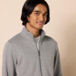 Amazon Essentials Men's Full Zip Mock Neck French Terry Sweatshirt, Lightweight - Image 4