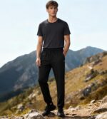HOdo 34"/36" Long Inseam Tall Mens Joggers Cuffed Sweatpants Baggy Workout Pants Zipper Pockets - Image 4