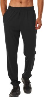 HOdo 34"/36" Long Inseam Tall Mens Joggers Cuffed Sweatpants Baggy Workout Pants Zipper Pockets - Image 7