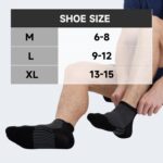 BAMBOO COOL Men's Ankle Socks Moisture Wicking Breathable Odor Control Athletic Cushioned Running Socks Arch Support 8 Pack - Image 6