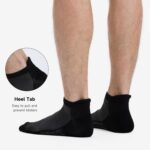BAMBOO COOL Men's Ankle Socks Moisture Wicking Breathable Odor Control Athletic Cushioned Running Socks Arch Support 8 Pack - Image 7