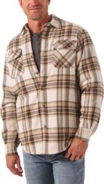 Wrangler Authentics Men's Long Sleeve Sherpa Lined Shirt Jacket - Image 3