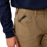 ARIAT Rebar M4 Low Rise DuraStretch Made Tough Stackable Straight Leg Pants - Image 4