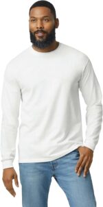 Gildan Adult Heavy Cotton Long Sleeve T-Shirt, Style G5400, 2-Pack - Image 2