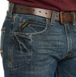 Ariat Men's Rebar M5 Straight Durastretch Edge Stackable Straight Leg Jean - Image 3