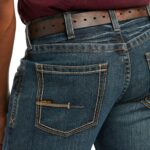 Ariat Men's Rebar M5 Straight Durastretch Edge Stackable Straight Leg Jean - Image 4