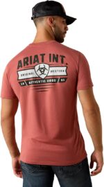 ARIAT Men's Banner Badge T-Shirt - Image 2