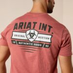 ARIAT Men's Banner Badge T-Shirt - Image 3