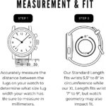 BARTON Elite Silicone Watch Bands - Quick Release - Choose Strap Color & Buckle Color (Stainless Steel, Black PVD or Gunmetal Grey) - 18mm, 20mm, 22mm & 24mm Watch Straps - Image 6