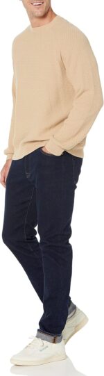 Amazon Essentials Men's Oversized Crewneck Sweater, Textured, Loose Fit - Image 7
