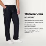 Amazon Essentials Men's Rigid Relaxed-Fit Workwear Carpenter Jeans - Image 4