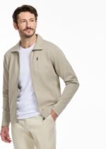 SAKS Fifth Avenue Men's Pique Premium Knit Full Zip Sweater - Image 4