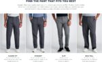 Haggar Men's Cool 18 Classic Fit Flat Front Hidden Expandable Waistband Casual Pant - Image 6