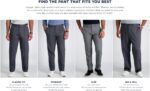Haggar Men's Cool 18 Classic Fit Flat Front Hidden Expandable Waistband Casual Pant - Image 8