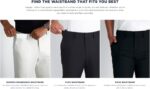 Haggar Men's Cool 18 Classic Fit Flat Front Hidden Expandable Waistband Casual Pant - Image 9