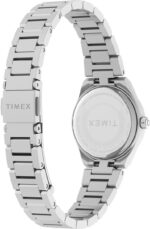 Timex Women's Analogue Quartz Watch Q Continental with Stainless Steel Bracelet, Silver, bracelet - Image 4