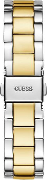 Guess Women's 36mm Watch - Two-Tone Stainless Steel Strap White Dial Two-Tone Case - Image 3