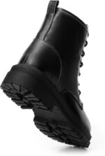 DREAM PAIRS Combat Boots Ankle Booties Lace-up Platform Side Zipper Lug Sole Boots Ankle Boots for Women - Image 5