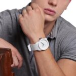 Diesel Double Down Silicone Three-Hand Analog Men's Watch, Big Face Watch for Men - Image 5
