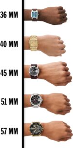 Diesel Double Down Silicone Three-Hand Analog Men's Watch, Big Face Watch for Men - Image 6