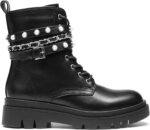 DREAM PAIRS Women's Fashion Platform Combat Boots Lace Up Lug Sole Goth Ankle Booties Shoes - Image 4