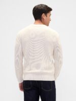 GAP Men's Cable Crewneck Sweater - Image 3