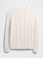 GAP Men's Cable Crewneck Sweater - Image 5