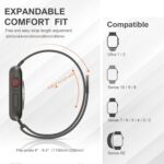 Stainless Steel Milanese Loop Compatible with Apple Watch Bands 46mm 44mm 45mm 49mm men and women, Magnetic Clasp Replacement for iWatch Ultra Series 11 10 9 8 7 SE 6 5 4 3 2 1 - Image 4