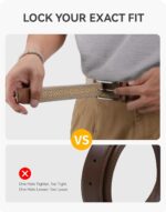 CHAOREN Mens Stretch Belt - 1 3/8" Elastic Braided Golf Belt for Men - Stretchy Web Fit Summer Casual Jeans - Image 3