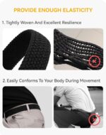 CHAOREN Mens Stretch Belt - 1 3/8" Elastic Braided Golf Belt for Men - Stretchy Web Fit Summer Casual Jeans - Image 4