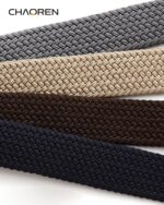 CHAOREN Mens Stretch Belt - 1 3/8" Elastic Braided Golf Belt for Men - Stretchy Web Fit Summer Casual Jeans - Image 7