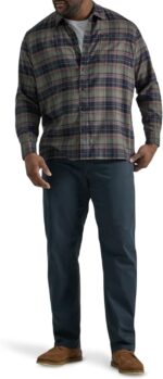 Lee Men's Big & Tall Extreme Motion Flat Front Regular Straight Pant - Image 4