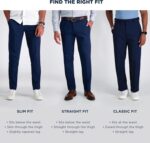 Haggar Men's Premium No Iron Khaki Straight Fit Flat Front Casual Pant - Image 6
