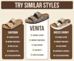 Project Cloud 100% Genuine Leather Flat Sandals For Women 2026 Cork Footbed Womens Sandals with Memory Foam and arch support Vacation Essentials Slides for Women Footwear (Venita) - Image 5