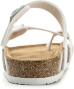 FITORY Womens Leather Slide Sandals with Comfort Cork Footbed Size 6-11 - Image 3