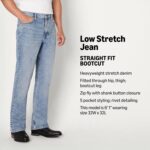 Amazon Essentials Men's Heavyweight Low Stretch Denim Straight-Fit Bootcut Jean - Image 4