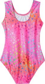 Domusgo Gymnastics Leotards for Girls Sparkly One Piece Tumbling Outfits - Image 2
