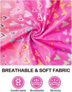 Domusgo Gymnastics Leotards for Girls Sparkly One Piece Tumbling Outfits - Image 6