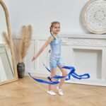 uideazone Gymnastics Leotards for Girls Sparkly Ballet Unitard with Shorts One-Piece Biketards Outfits for Toddler 2-9T - Image 6