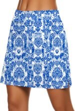 Ekouaer Women's Active Performance Skort Lightweight Skirt for Golf Tennis | Built-in Shorts, A Line, High Waisted, Tummy Control, Pickleball, Running, Workout, Sports, Skorts for Woman - Image 6