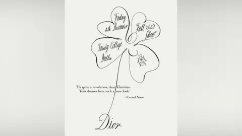 Dior A Dior announcement