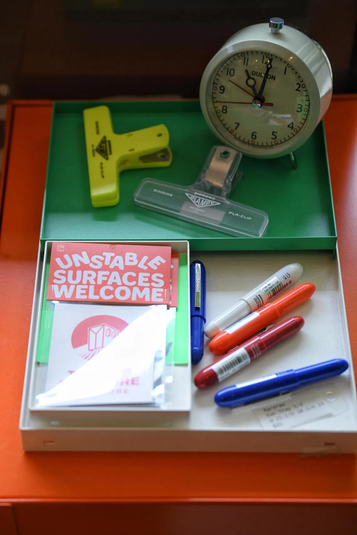 The store also sells design books, stationery and a small selection of clothes.