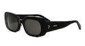 A product image of the black color Celine brand 3 Dots Model Sunglasses on a white background.