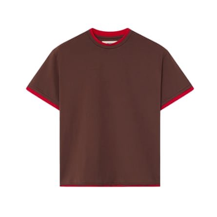 Demossa Tina Brown & Red T-shirt.