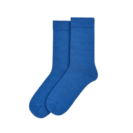 Pairs Merino Socks Strong Blue.