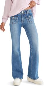 Aeropostale Women's Low Rise Flare Jean