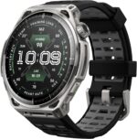 Amazfit Balance 3 GPS Smartwatch, 48mm 1.5"AMOLED Sapphire Glass, Stainless Steel Case, 21-Day Battery, Flashlight, 64GB, Offline Maps, 10 ATM, 180+ Sports & HYROX Fitness Tracker for Android & iPhone