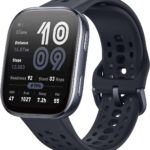 Amazfit Bip 6 Smart Watch 46mm, 14 Day Battery, 1.97" AMOLED Display, GPS & Free Maps, AI, Bluetooth Call & Text, Health, Fitness & Sleep Tracker, 140+ Workout Modes, 5 ATM Water-Resistance, Black