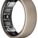 Amazfit Helio Smart Ring Health Tracker, Fitness Tracker Ring, No Subscription, Monitors Sleep, Heart Rate & Stress, Titanium Alloy, Fast 1.4-Hr Charging, Water-Resistant, Size Before You Buy(Size 12)
